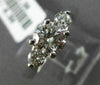 ESTATE 1.20CT DIAMOND 18KT WHITE GOLD 3D CLASSIC 3 STONE LUCIDA ENGAGEMENT RING