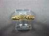 ESTATE .77CT DIAMOND 18KT YELLOW GOLD 3D ROUND ETERNITY WEDDING ANNIVERSARY RING