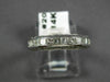 ESTATE .74CT DIAMOND 14K WHITE GOLD 3D FILIGREE WEDDING ANNIVERSARY RING #20013