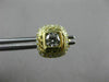 ESTATE LARGE 1.20CT DIAMOND 18KT YELLOW GOLD SOLITAIRE SQUARE HALO STUD EARRINGS