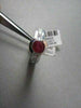 ANTIQUE WIDE ROUND 1.64CT RUBY DIAMOND PLATINUM ENGAGEMENT COCKTAIL RING
