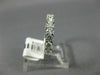 .86CT DIAMOND 14KT WHITE GOLD 3D 3mm SHARE PRONG SEMI ETERNITY ANNIVERSARY RING