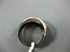 ESTATE WIDE .15CT DIAMOND 18KT ROSE & BLACK GOLD MULTI ROW CRISS CROSS LOVE RING