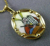 ESTATE 14KT YELLOW GOLD 3D MOSES TEN COMMANDMENT ISRAEL SHEMAH PENDANT #25482