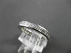 ESTATE 1.45CT DIAMOND 14KT WHITE GOLD PRINCESS CUT CHANNEL ETERNITY RING 3mm