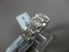 ESTATE WIDE 1.24CT BAGUETTE & ROUND DIAMOND 18KT WHITE GOLD ANNIVERSARY RING