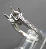 ESTATE .35CT DIAMOND 14K WHITE GOLD 3D FILIGREE SEMI MOUNT ENGAGEMENT RING #1568
