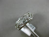 ESTATE WIDE .60CT ROUND DIAMOND 14KT WHITE GOLD 3D CLASSIC ETOILE WAVE FUN RING