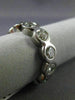 ESTATE WIDE 2.11CT DIAMOND 14K WHITE GOLD BEZEL ETERNITY ANNIVERSARY RING 17744