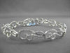 ESTATE WIDE 1.25CT DIAMOND 18KT WHITE GOLD 3D MUSICAL NOTE BRACELET AMAZING!!