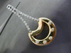 ESTATE 1.20CT DIAMOND 14KT WHITE & YELLOW GOLD 3D ETOILE MOON HANGING EARRINGS