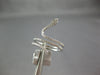 ESTATE .35CT DIAMOND 18KT WHITE GOLD 3D HAPPY SNAKE FUN RING