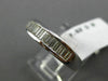 ESTATE .62CT BAGUETTE DIAMOND 14KT WHITE GOLD 3D SEMI ETERNITY ANNIVERSARY RING