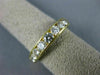 ESTATE 1.20CT DIAMOND 14KT YELLOW GOLD 8 STONE CHANNEL ANNIVERSARY RING #21015