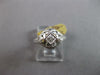 ANTIQUE ART DECO .05CT OLD MINE DIAMOND 18K WHITE GOLD 3D ENGAGEMENT RING #27469