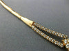 ESTATE LARGE 12.80CT DIAMOND & AAA RHODOLITE 18K ROSE GOLD 3D TEAR DROP NECKLACE