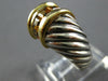 1.26CT AAA CITRINE 14K YELLOW GOLD & 925 SILVER DAVID YURMAN PRINCESS RING 27026