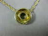 ESTATE .15CT DIAMOND 14KT YELLOW GOLD 3D ETOILE CIRCLE OF LIFE PENDANT #21994