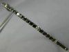 ESTATE 1.26CT WHITE & BLACK DIAMOND 14K BLACK GOLD SEMI ETERNITY BANGLE BRACELET