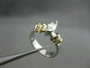 ESTATE .72CT DIAMOND 14KT WHITE & YELLOW GOLD MARQUISE ENGAGEMENT RING #15713