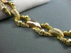 ANTIQUE WIDE 14KT YELLOW & ROSE GOLD OPEN DIAMOND CUT LINK BRACELET CUTE! #22602