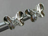 ANTIQUE .14CT DIAMOND BUTTERFLY 14KT WHITE GOLD EARRINGS SIMPLY AMAZING!! #21312