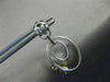 .85CT WHITE & FANCY YELLOW DIAMOND 18KT TWO TONE GOLD OVAL BOW HANGING EARRINGS