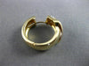 ESTATE .30CT DIAMOND 14KT TWO TONE GOLD 3D CLASSIC PAVE CLUSTER EARRINGS #21221