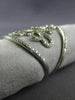 ESTATE EXTRA LARGE .85CT DIAMOND 14KT WHITE GOLD 3D FLOWER OPEN FILIGREE RING