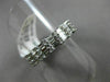 ESTATE 1.13CT ROUND & BAGUETTE DIAMOND 18KT WHITE GOLD WEDDING ANNIVERSARY RING