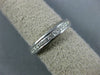 ANTIQUE .70CT DIAMOND 18KT WHITE GOLD 3D ETERNITY FILIGREE ANNIVERSARY RING 1167