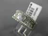 WIDE 2.06CT DIAMOND ROUND PRINCESS BAGUETTE 18KT WHITE GOLD ANNIVERSARY RING