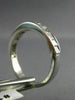 ESTATE .78CT DIAMOND 14KT WHITE GOLD 3D CLASSIC CHANNEL WEDDING RING BAND #1338