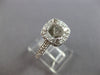 WIDE 1.35CT DIAMOND 14KT WHITE GOLD FILIGREE SEMI MOUNT ENGAGEMENT RING #28147