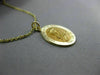 ESTATE 14KT YELLOW GOLD HANDCRAFTED HEART OF MARY PRAY FOR US PENDANT #24014