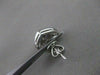ESTATE 1.30CTW DIAMOND STAR HEART 14KT WHITE GOLD PUSHBACK EARRINGS 12MM #20989