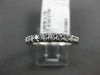 ESTATE .53CT DIAMOND 14KT WHITE GOLD SEMI ETERNITY SHARE PRONG ANNIVERSARY RING