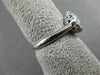 ANTIQUE .65CT ROUND DIAMOND 14KT WHITE GOLD FILIGREE ETOILE MATTE RING #21031