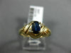 .67CT DIAMOND & AAA SAPPHIRE 14KT YELLOW GOLD INFINITY SOLITAIRE ENGAGEMENT RING
