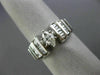 ESTATE WIDE 1.35CT MARQUISE & BAGUETTE DIAMOND 14K WHITE GOLD 3D ENGAGEMENT RING