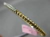 ESTATE .22CT DIAMOND 14K WHITE & YELLOW GOLD 3D PAVE ROPE DESIGN BANGLE BRACELET