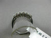 ESTATE .65CT ROUND DIAMOND 14KT WHITE GOLD 7 STONE WEDDING ANNIVERSARY RING 5mm