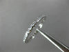 ESTATE .34CT ROUND DIAMOND 14KT WHITE GOLD 3D ETERNITY ANNIVERSARY RING #26304