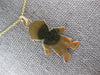 ESTATE LARGE 14KT YELLOW GOLD CLASSIC ENGRAVABLE BABY BOY CHARM PENDANT #27422