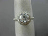 GIA CERTIFIED 1.82CT DIAMOND 14KT WHITE GOLD CLASSIC DOUBLE HALO ENGAGEMENT RING