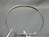 ESTATE .32CT DIAMOND 14K WHITE GOLD 3D CLASSIC PAVE TWO ROW LOVE BANGLE BRACELET