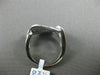 ESTATE WIDE .56CT ROUND DIAMOND 18K WHITE GOLD 3D OVAL WAVE PAVE FUN RING FG VVS