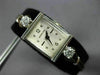 ANTIQUE LADY HAMILTON .35CT DIAMOND 14KT WHITE GOLD 3D ART DECO WATCH #499