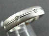 ESTATE WIDE .24CT DIAMOND 14K WHITE GOLD ETOILE ANNIVERSARY RING STUNNING #14824