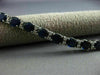 ESTATE 12.83CT DIAMOND & AAA EXTRA FACET SAPPHIRE 18K WHITE GOLD TENNIS BRACELET